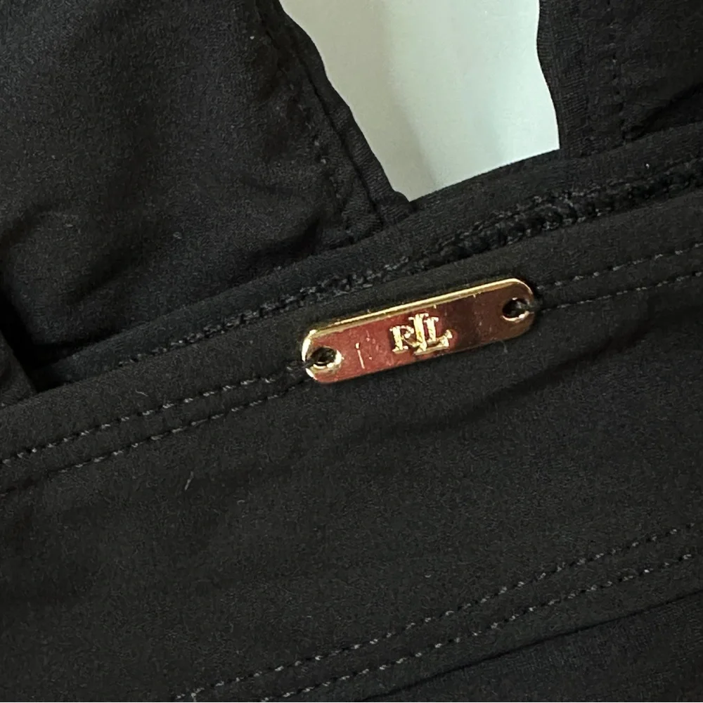 Lauren Ralph Lauren Beach Club Solids Black One Piece 4 /XS - Picture 6 of 10